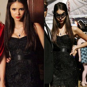 Black Lace Dress Vampire Diaries Size Small